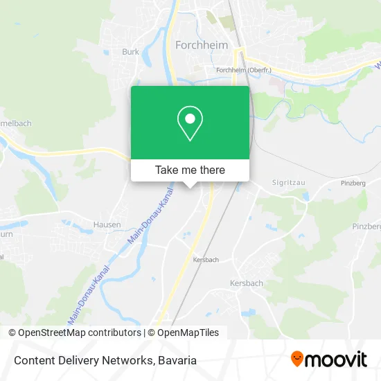 Карта Content Delivery Networks
