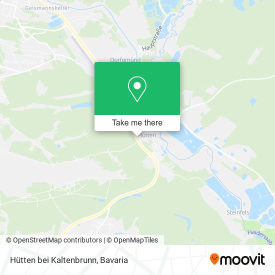 Hütten bei Kaltenbrunn map