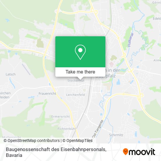 Baugenossenschaft des Eisenbahnpersonals map