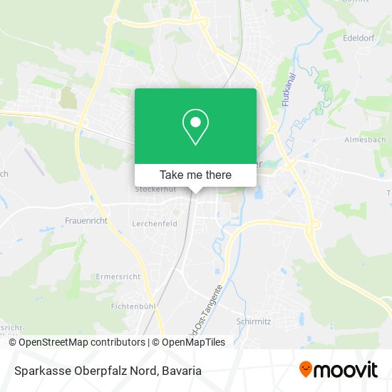 Карта Sparkasse Oberpfalz Nord