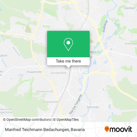 Manfred Teichmann Bedachungen map