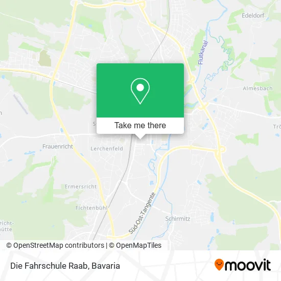 Карта Die Fahrschule Raab