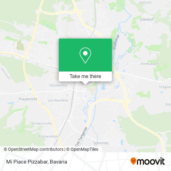 Карта Mi Piace Pizzabar