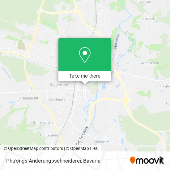 Phượngs Änderungsschneiderei map