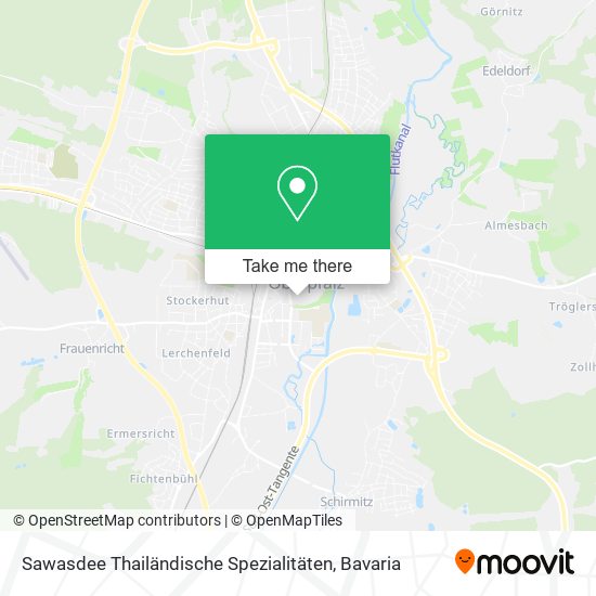 Sawasdee Thailändische Spezialitäten map