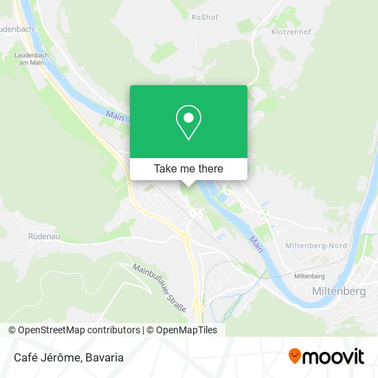 Café Jérôme map