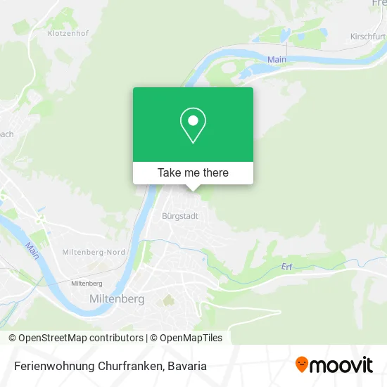 Ferienwohnung Churfranken map