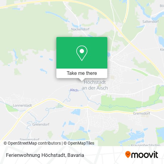 Ferienwohnung Höchstadt map