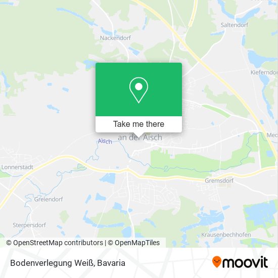 Bodenverlegung Weiß map