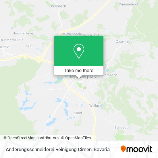 Änderungsschneiderei Reinigung Cimen map