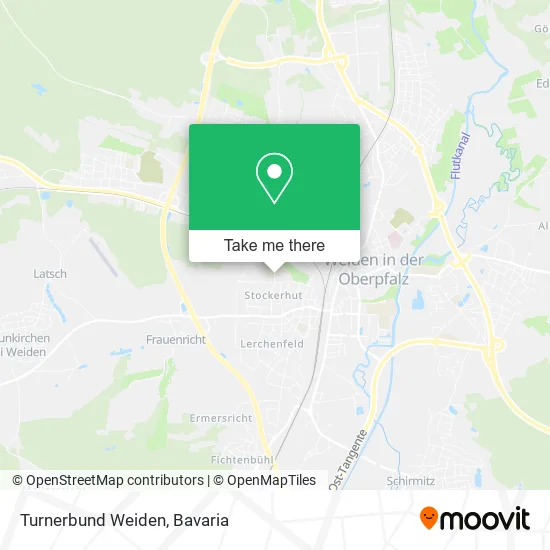 Turnerbund Weiden map