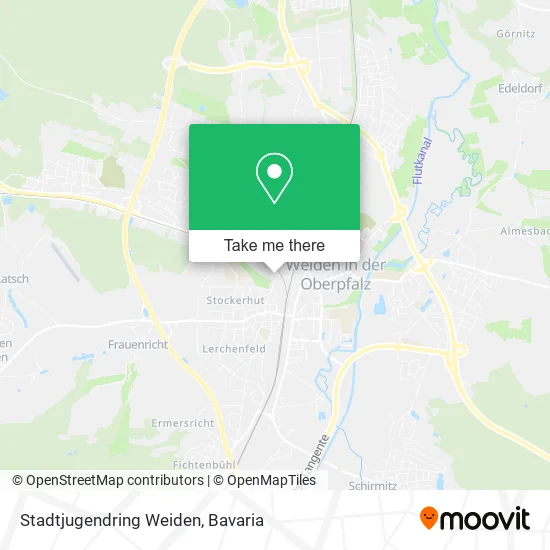 Карта Stadtjugendring Weiden