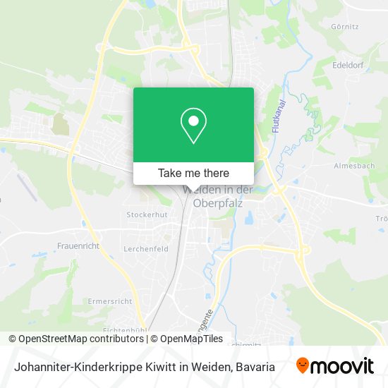 Johanniter-Kinderkrippe Kiwitt in Weiden map
