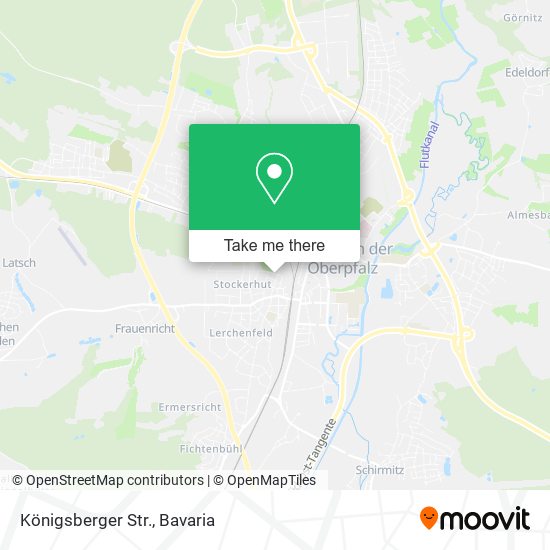 Карта Königsberger Str.
