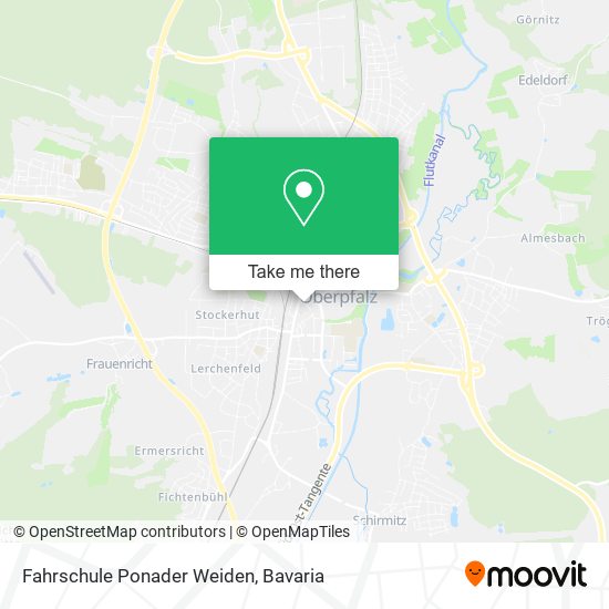 Fahrschule Ponader Weiden map