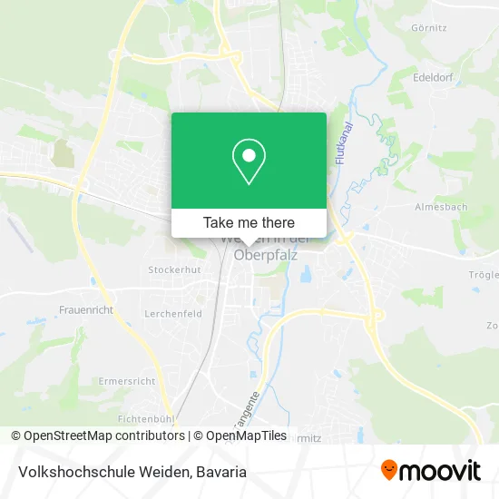 Карта Volkshochschule Weiden