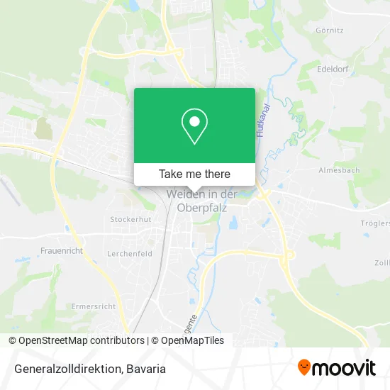 Карта Generalzolldirektion