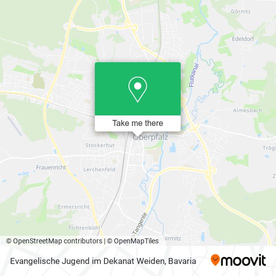 Evangelische Jugend im Dekanat Weiden map