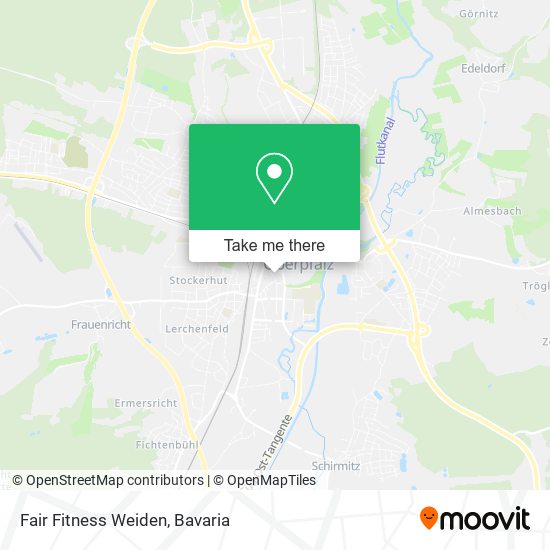 Fair Fitness Weiden map