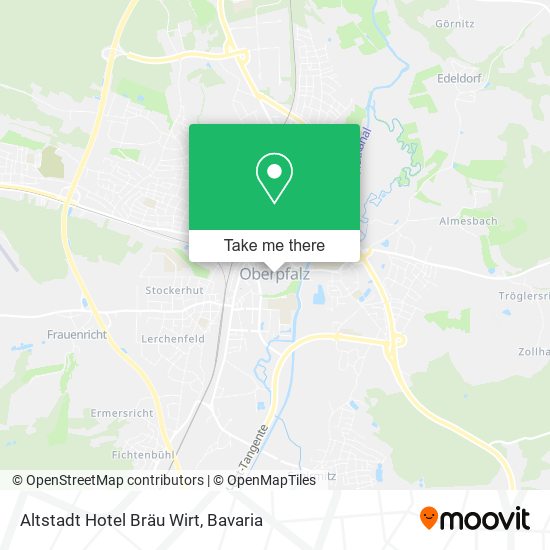 Altstadt Hotel Bräu Wirt map