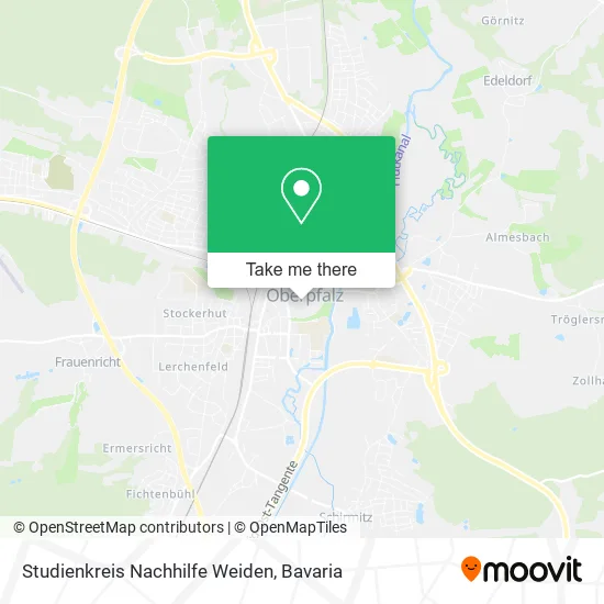Карта Studienkreis Nachhilfe Weiden