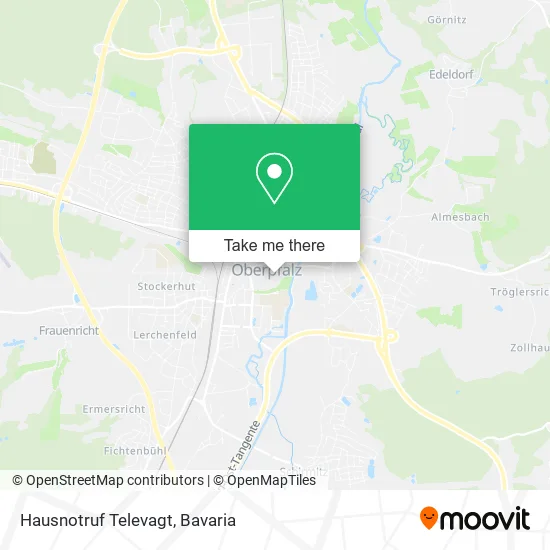 Карта Hausnotruf Televagt