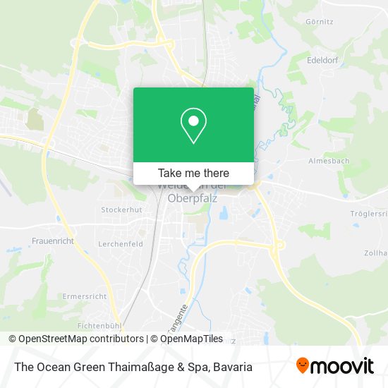 The Ocean Green Thaimaßage & Spa map