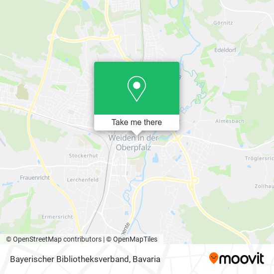 Bayerischer Bibliotheksverband map