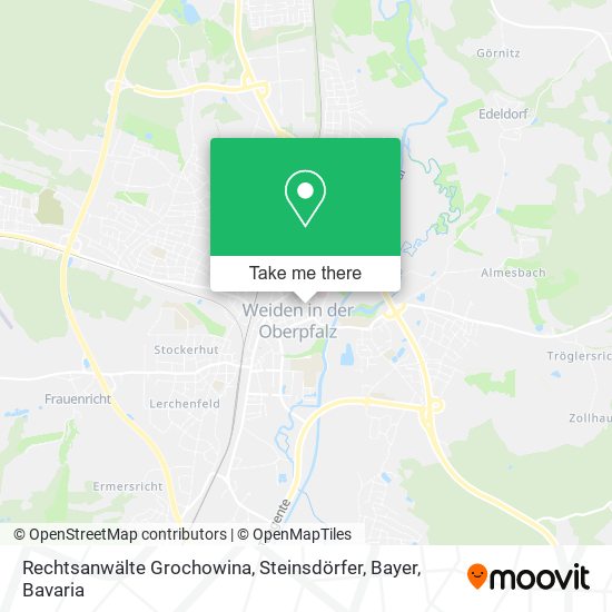 Rechtsanwälte Grochowina, Steinsdörfer, Bayer map