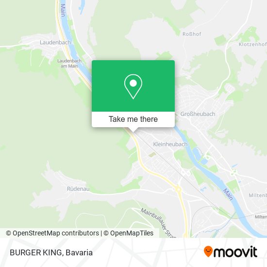 BURGER KING map