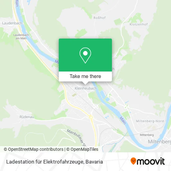 Карта Ladestation für Elektrofahrzeuge