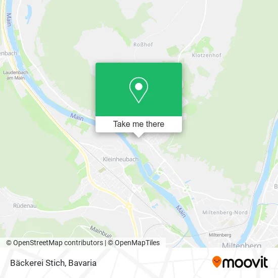 Карта Bäckerei Stich