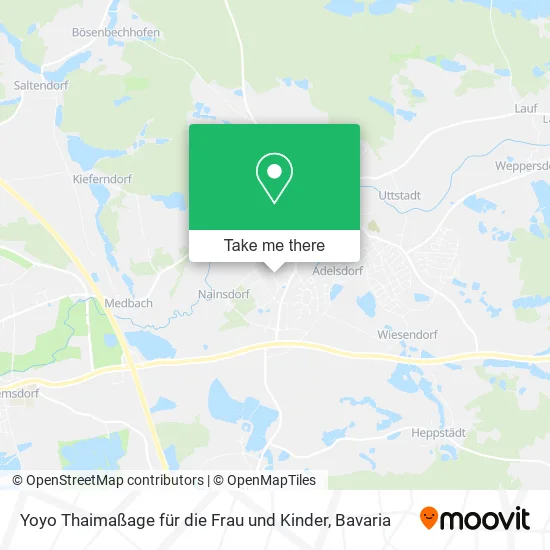 Карта Yoyo Thaimaßage für die Frau und Kinder
