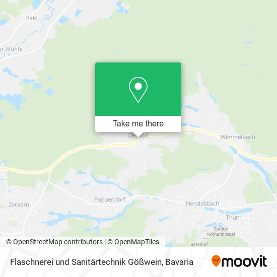 Flaschnerei und Sanitärtechnik Gößwein map