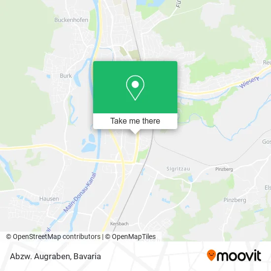 Карта Abzw. Augraben
