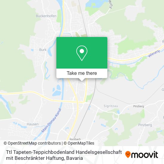 Ttl Tapeten-Teppichbodenland Handelsgesellschaft mit Beschränkter Haftung map