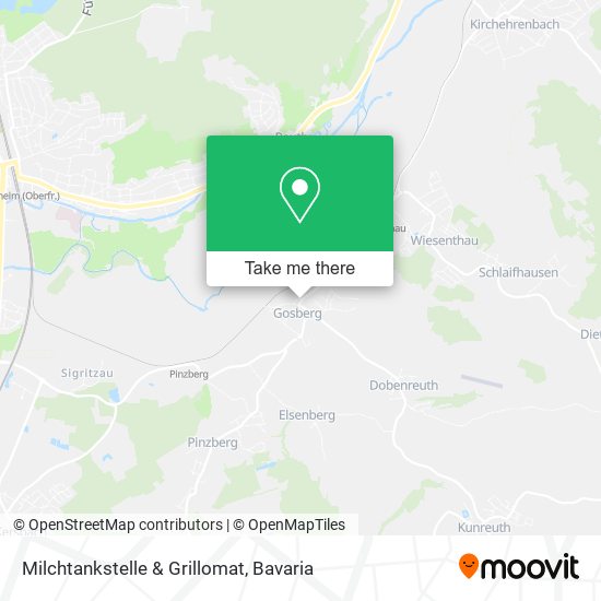 Milchtankstelle & Grillomat map