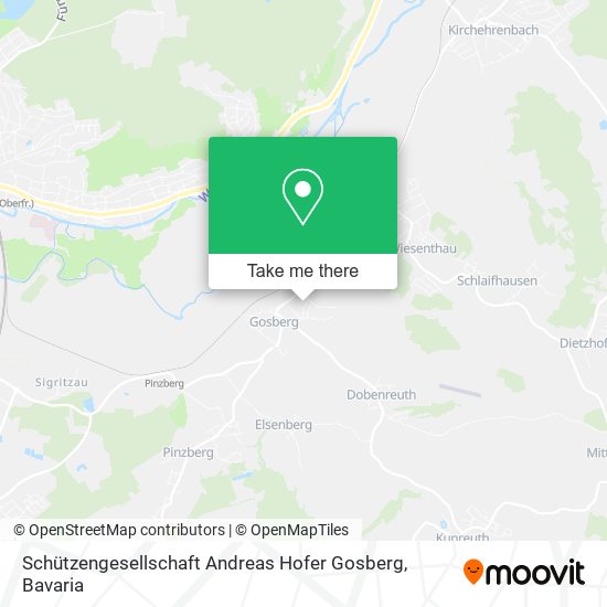 Schützengesellschaft Andreas Hofer Gosberg map