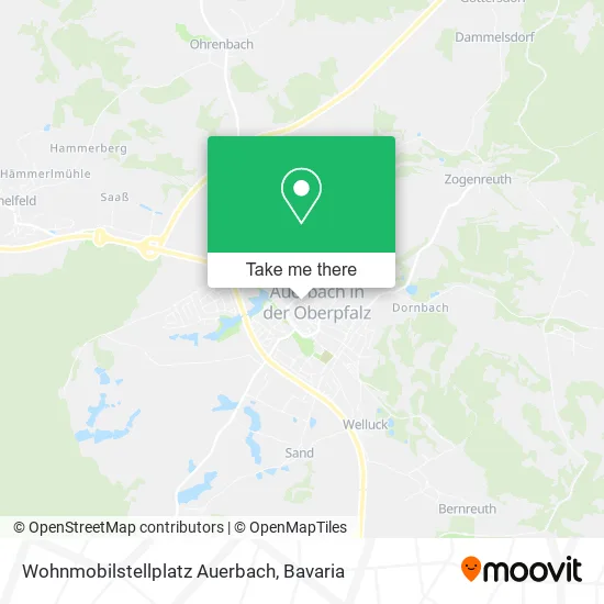 Карта Wohnmobilstellplatz Auerbach