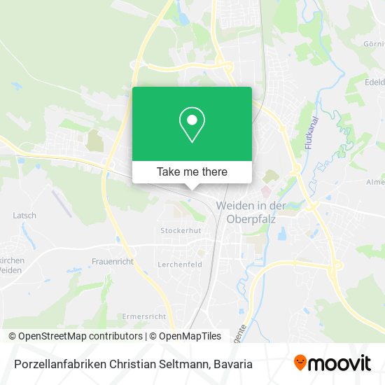 Porzellanfabriken Christian Seltmann map