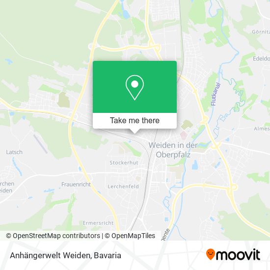 Anhängerwelt Weiden map