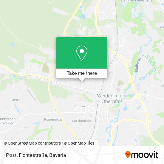 Карта Post, Fichtestraße