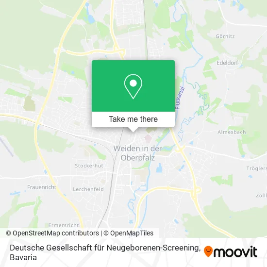 Карта Deutsche Gesellschaft für Neugeborenen-Screening