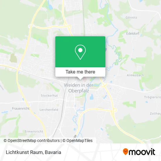 Lichtkunst Raum map