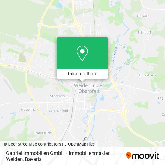 Gabriel Immobilien GmbH - Immobilienmakler Weiden map