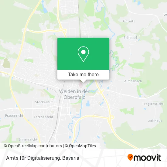 Карта Amts für Digitalisierung
