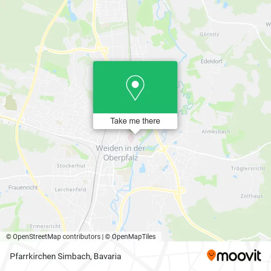 Карта Pfarrkirchen Simbach