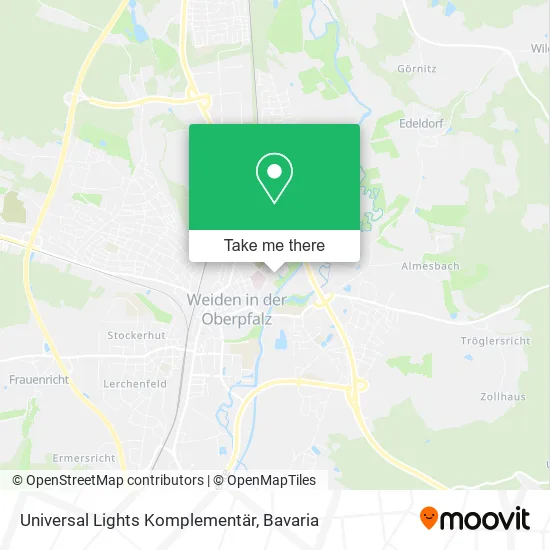 Карта Universal Lights Komplementär