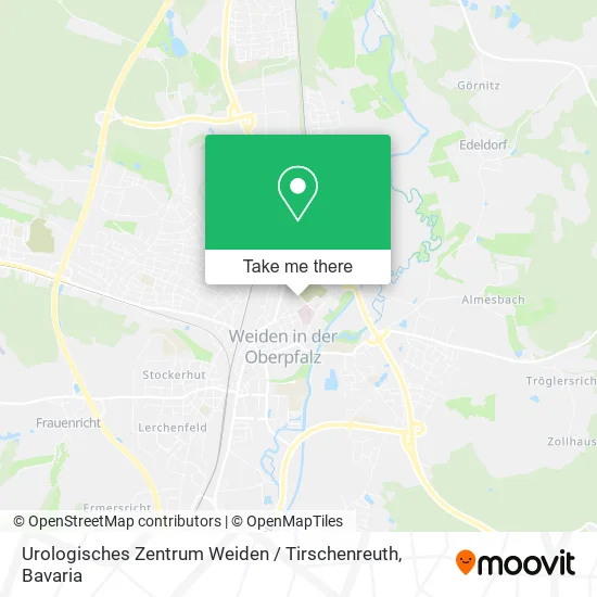 Карта Urologisches Zentrum Weiden / Tirschenreuth