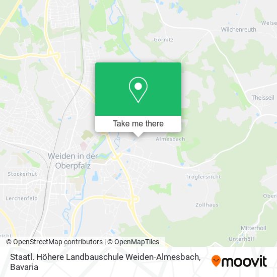 Staatl. Höhere Landbauschule Weiden-Almesbach map